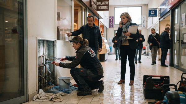 Copropriétés et commerces : qui appeler quand la plomberie lâche en pleine journée